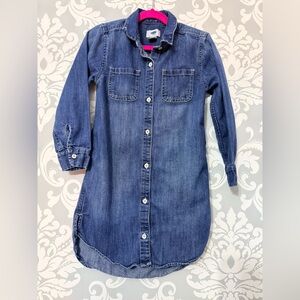 4/$25 • Old Navy Denim Button Down Shirt Dress